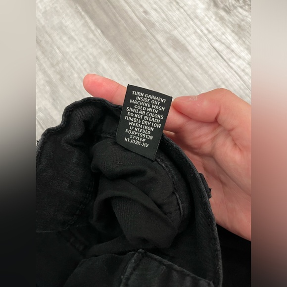 Black Cargo Pants - Picture 9 of 11